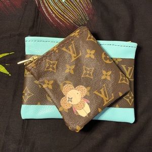 Handmade pouch with little Viv Vixen